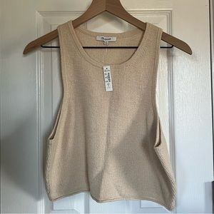 Madewell Cropped Sweater Tank